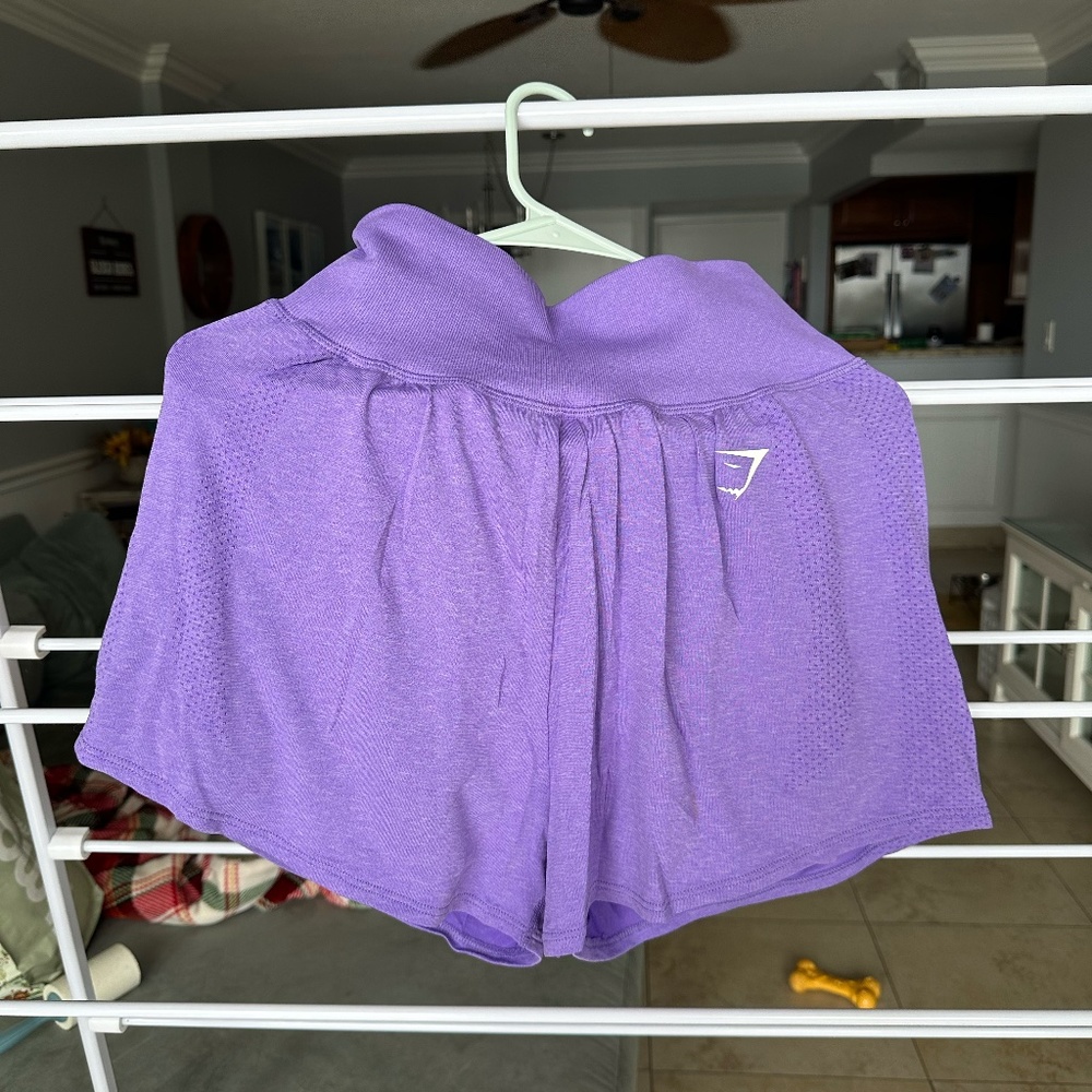 2 in 1 Gymshark Shorts Purple